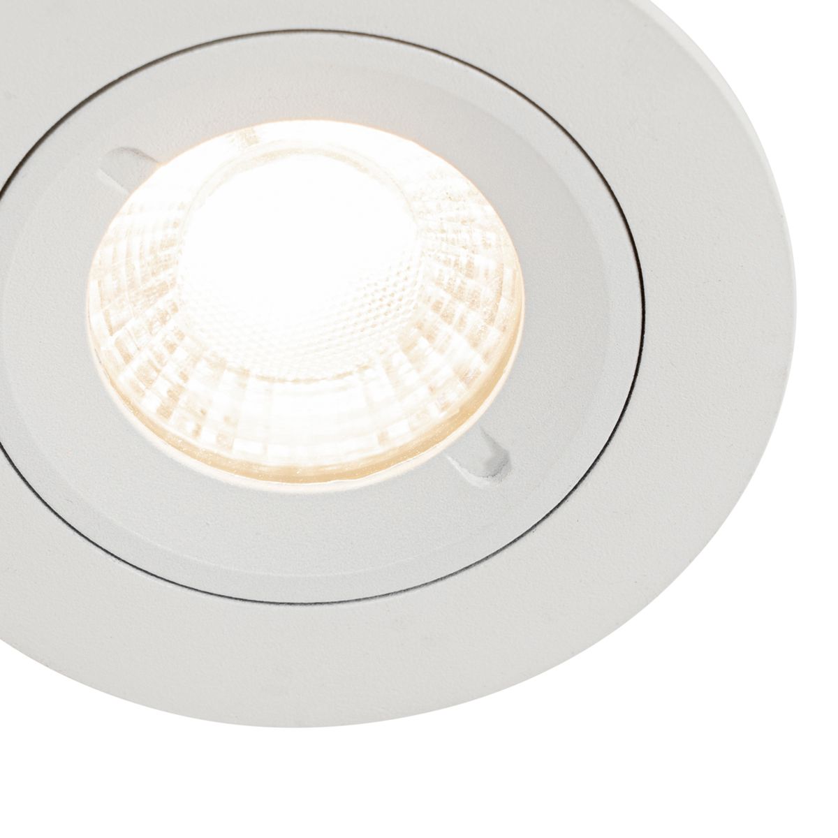 Smart inbouwspot wit rond  IP44 incl. Wifi GU10 50mm - Xena