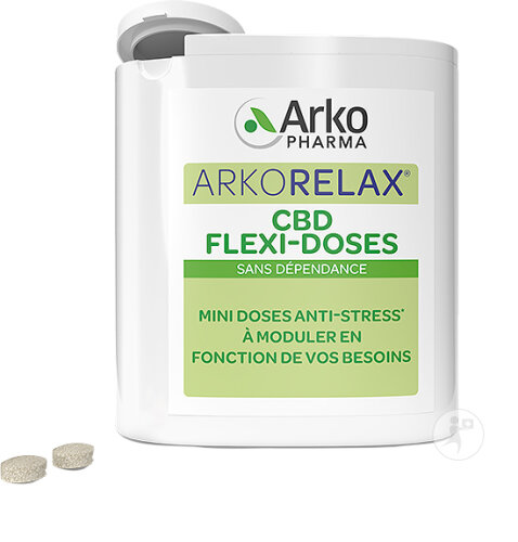 Arkopharma Arkorelax CBD Anti-Stress Flexi-Doses 60 Comprimés