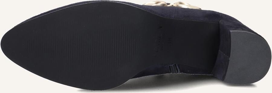 Notre-V 8558 Enkellaarsjes Enkelboots met rits Dames Blauw