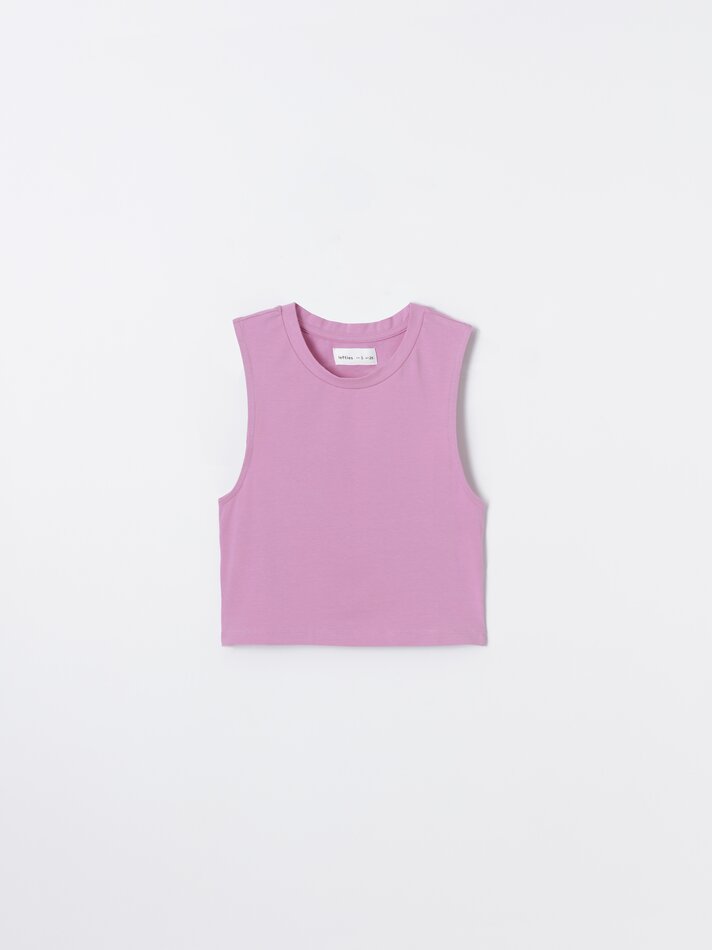 Blusa sem mangas - Rosa chiclete