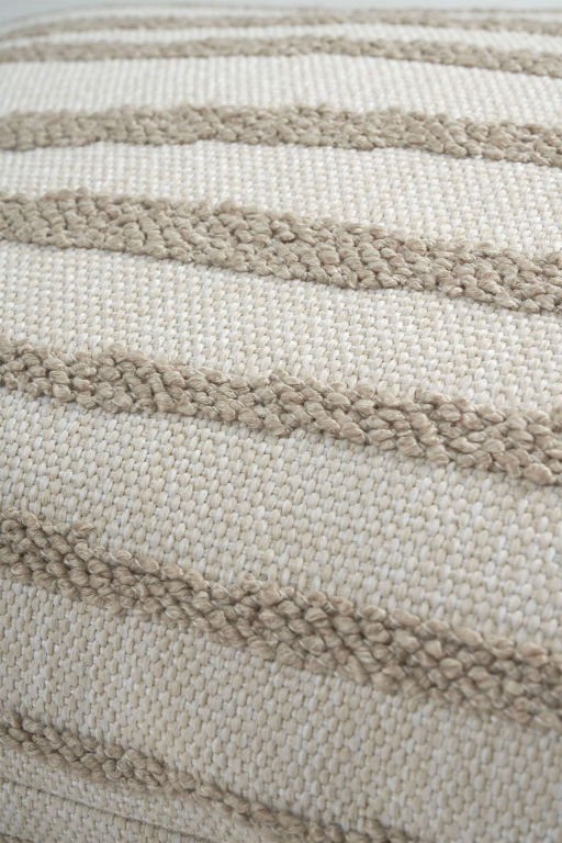 Ethnicraft Stripes outdoor kussen 60x40 white