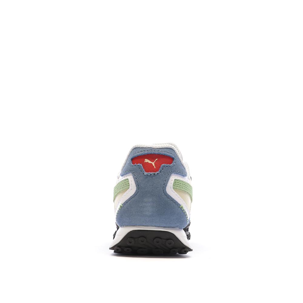 Puma Baskets Beige/Vert/Bleu Fille Puma Blktop