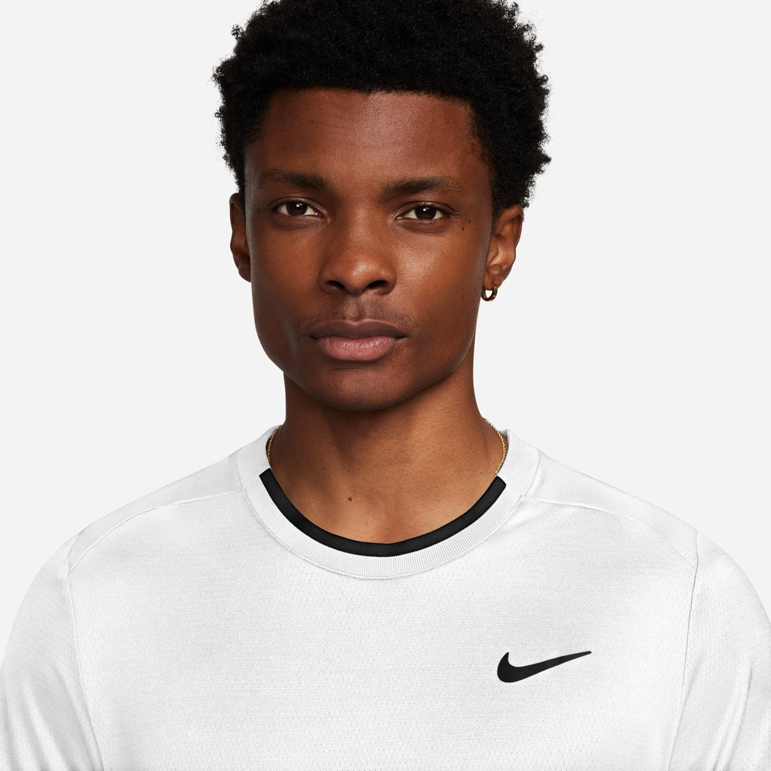 Nike Court Dri-Fit Advantage T-shirt Hommes - Blanc