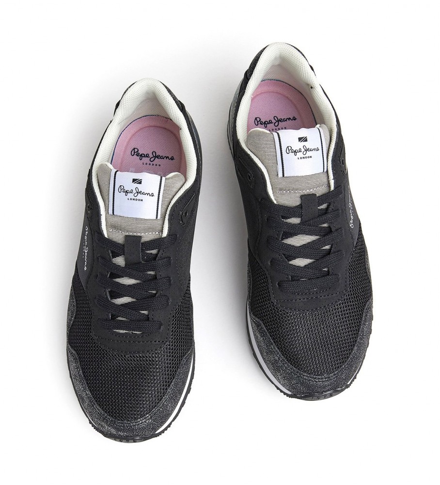Tênis pretos Pepe Jeans London Smart W