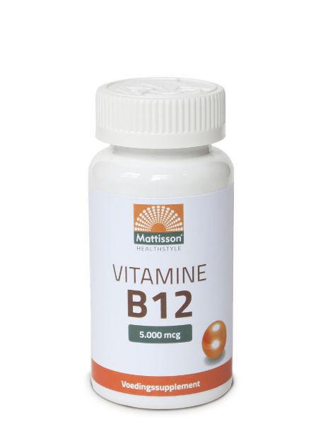Mattisson Vitamine B12 5000 mcg 60tab