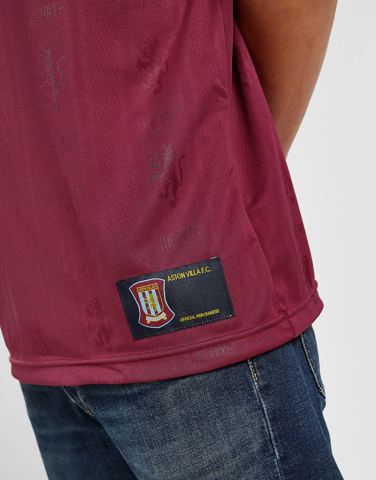 Score Draw Maillot Aston Villa FC '96 Rétro Match Domicile