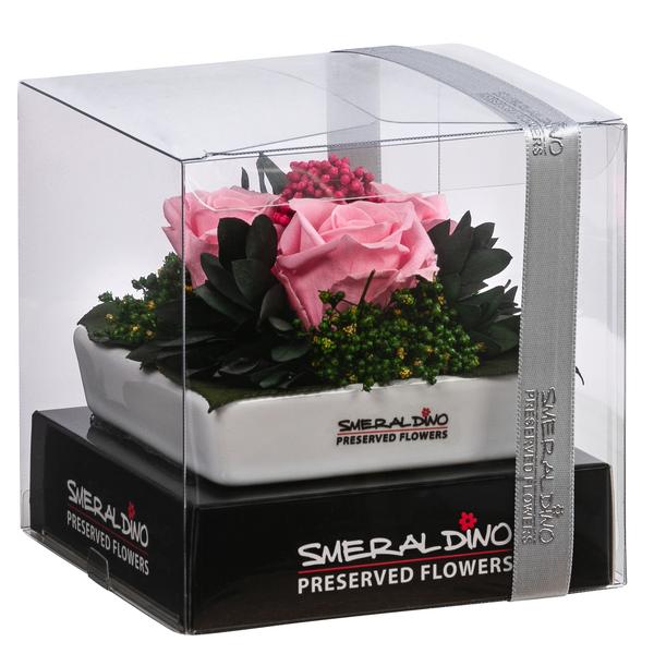 Dehner Keramik-Schale mit Longlife-Rose Zina,