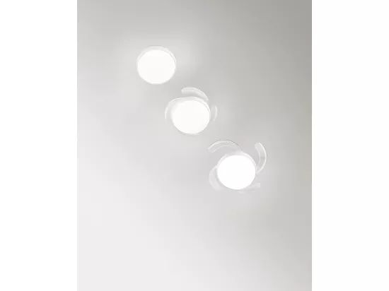 Ventilateur plafond Perenz 7165B CT blanc d.106 cm, 4 pales rétractables, moteur DC 30W, 6 vitesses, lumière intégrée