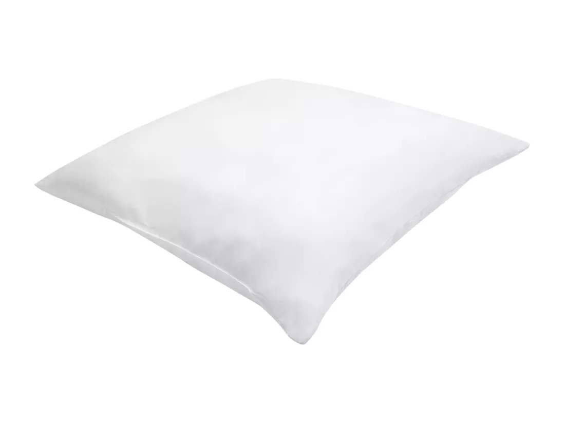 Lot de 2 oreillers ERRIGAL Bas Microfibre 80 x 80 cm Blanc