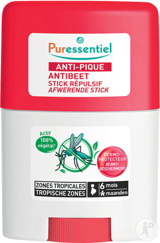 Puressentiel Anti-Pique Stick Répulsif Zones Tropicales 20ml