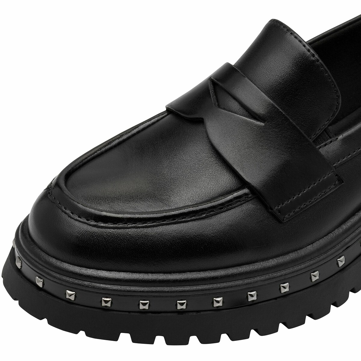 TAMARIS<br>Mocassins em leer