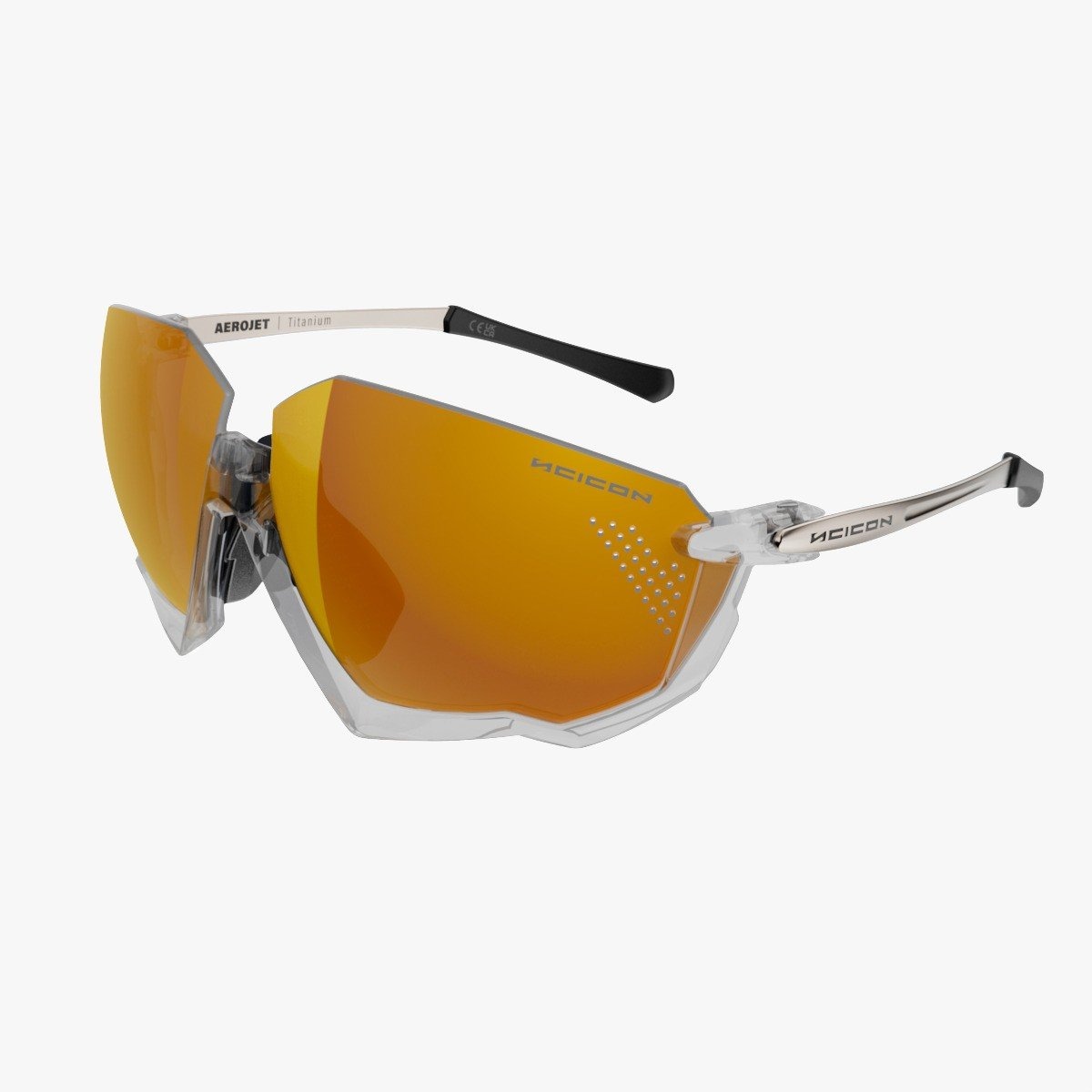 Scicon Aerojet Titanium cykelbriller Crystal Gloss Multimirror Bronze