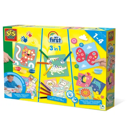 SES Creative My First - 3 in 1 Fingerfarben