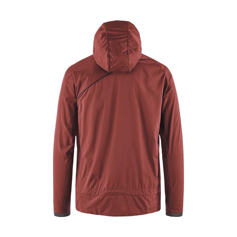 Klättermusen Nal Hooded Jacket Men Madder Red