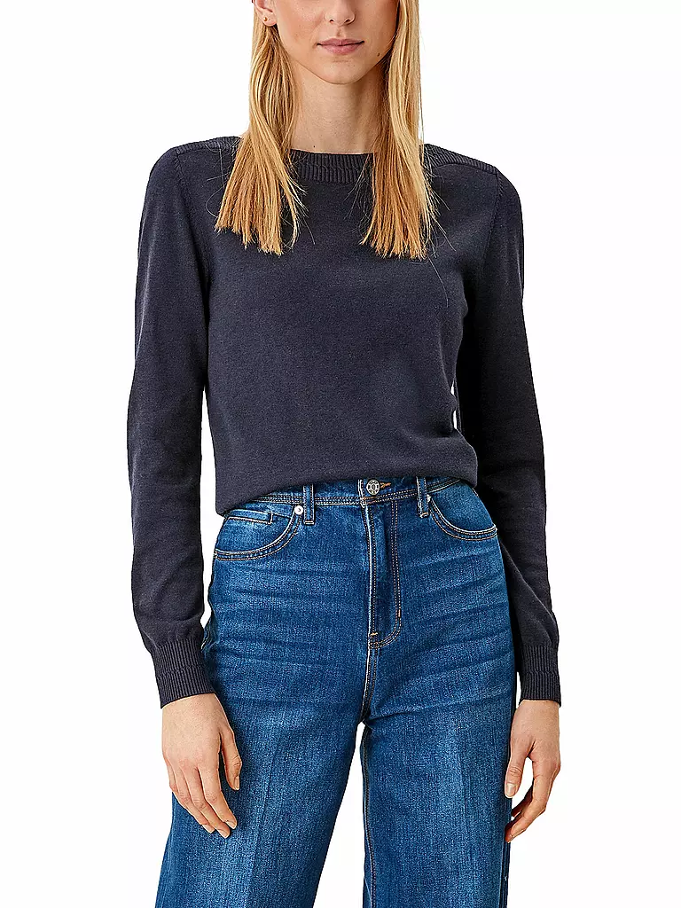 S.OLIVER Pullover  blau