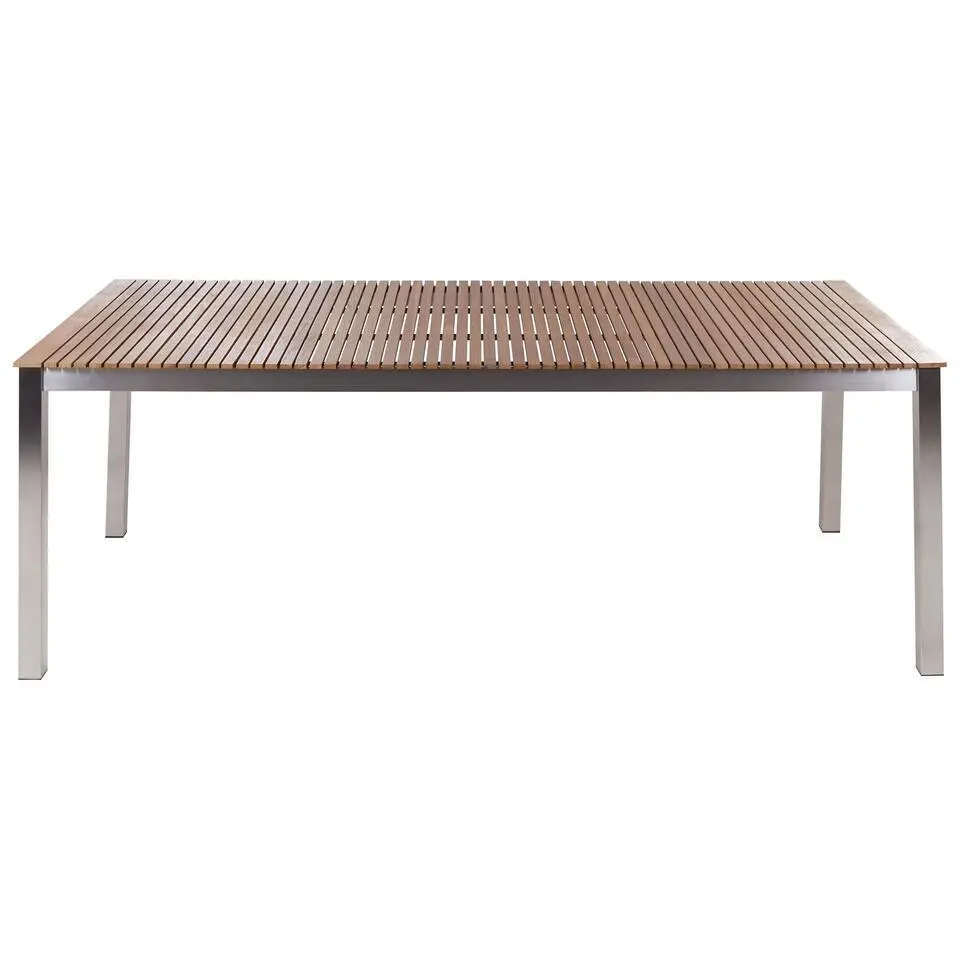 VIAREGGIO II - Tuintafel - Lichte houtkleur - 90 x 200 cm - Teakhout