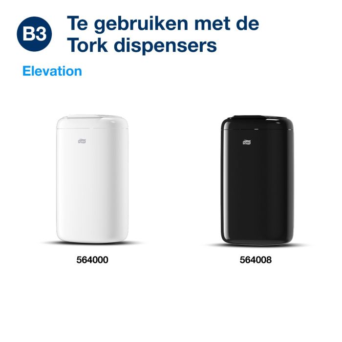 Tork Afvalzakken 5 liter B3 transparant à 1000 stuks (204042)