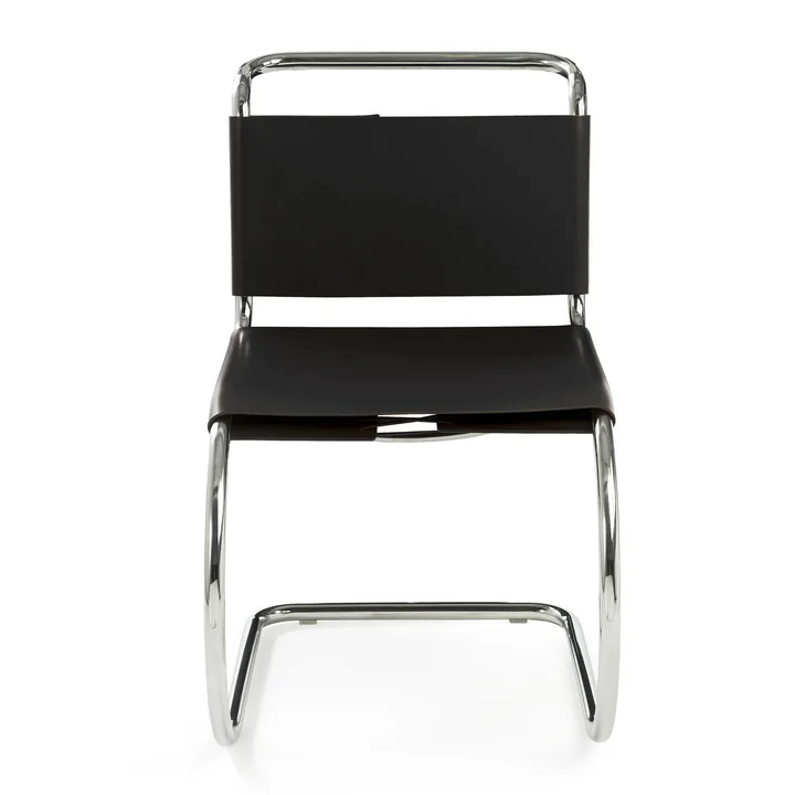 Knoll - MR Beistellstuhl ohne Armlehnen, Rattan