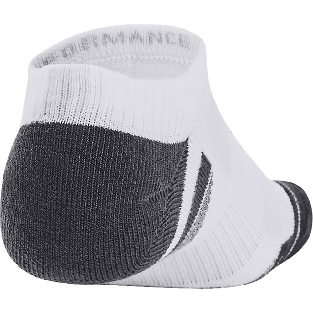 Under Armour PERFORMANCE TECH 3PK NS-WHT - Socquettes x3 blanc