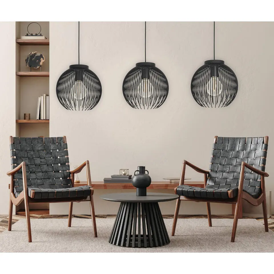 EGLOVenezuela-AHanglamp-E27-93,5cm-Zwart