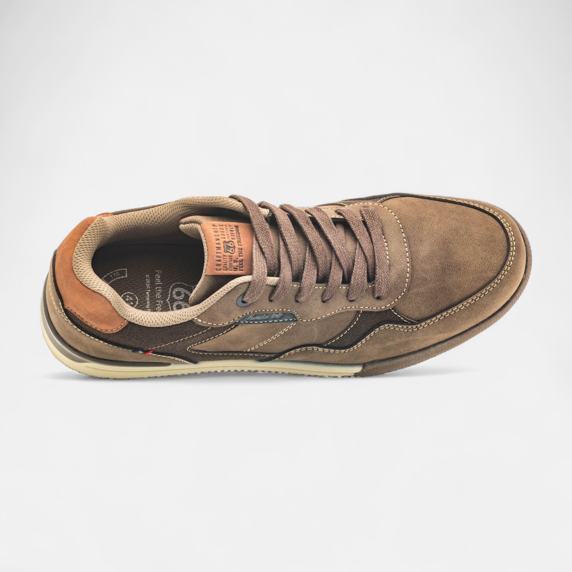 Baskets basses Homme marron