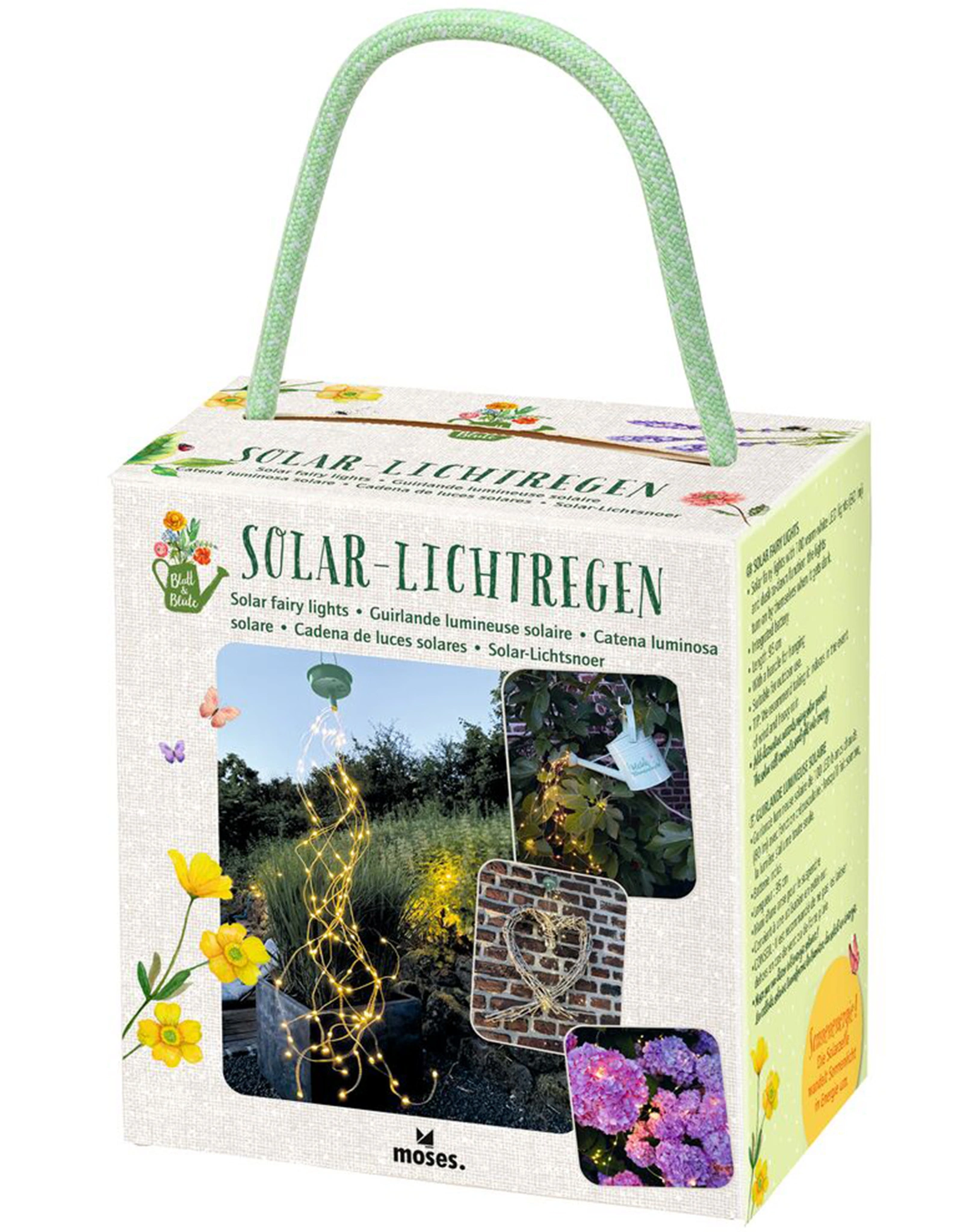 Solar-Lichterkette BLATT & BLÜTE - LICHTREGEN