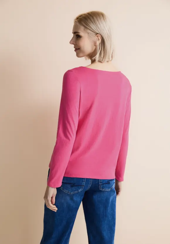 Softes Langarmshirt - cozy pink