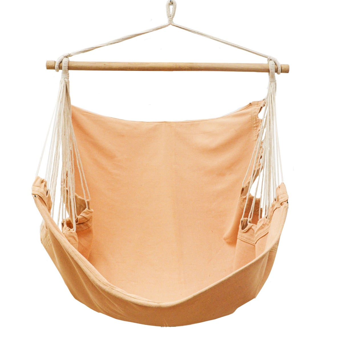 XL hangstoel relaxstoel 155x125cm tot 100kg in zand