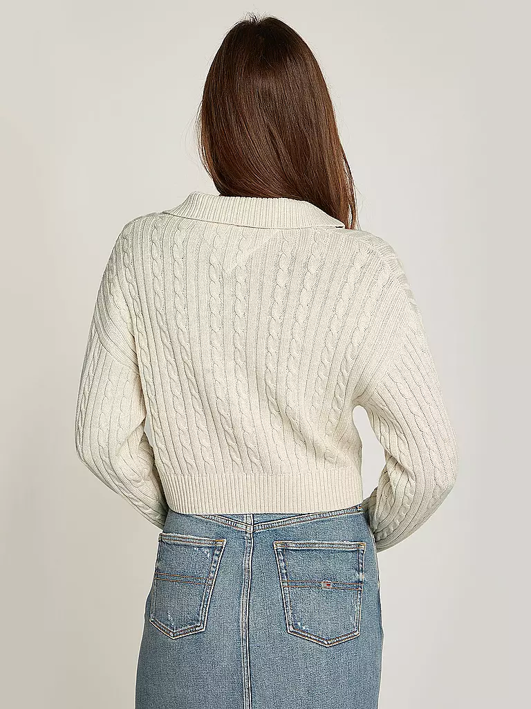 TOMMY JEANS Trojer Pullover creme
