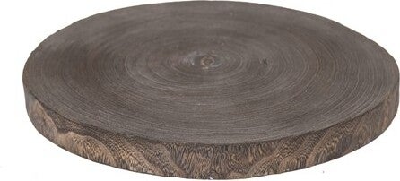 Intatuin decoratiebord Vinz naturel D 36 H 4 cm
