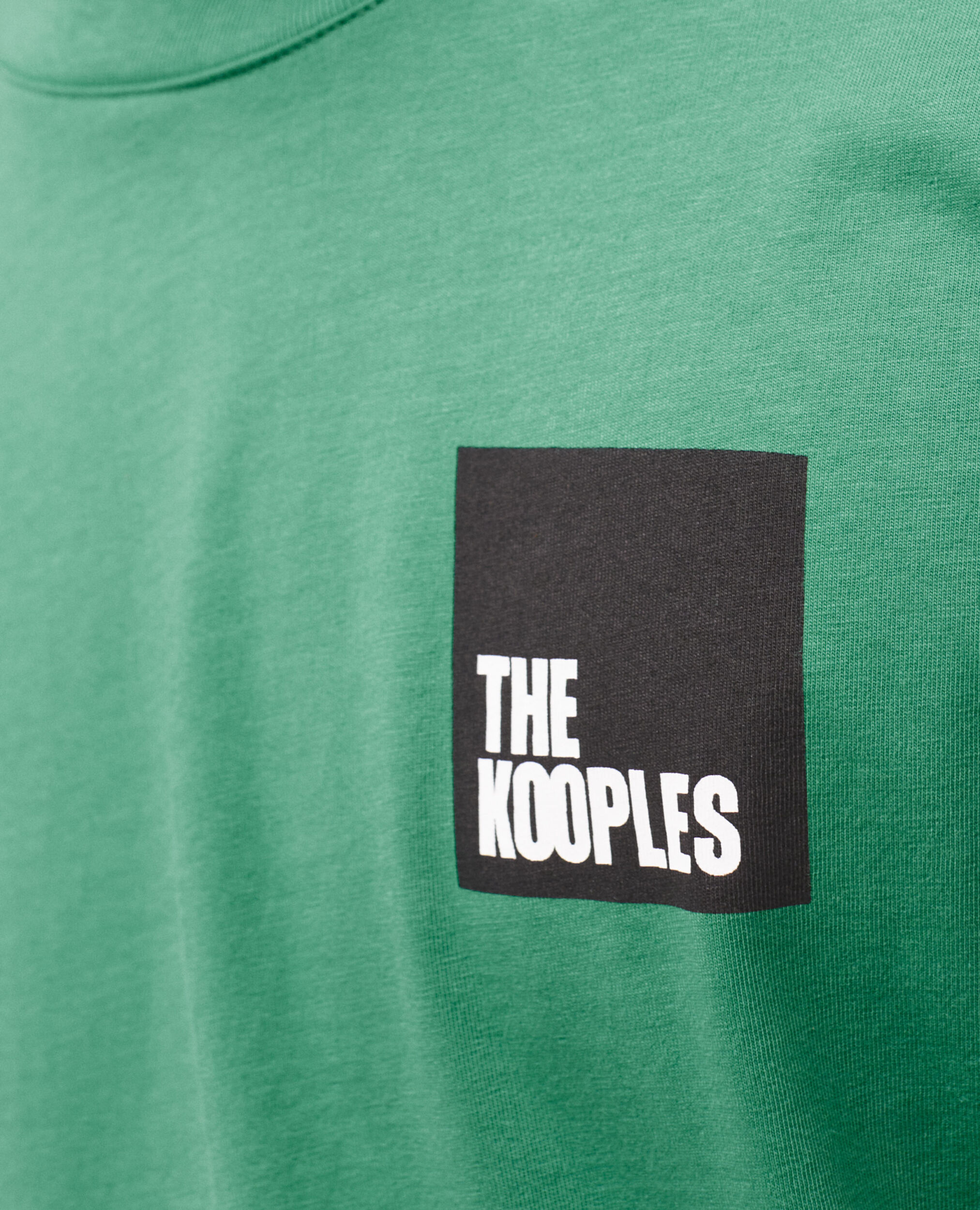 T-shirt à logo vert