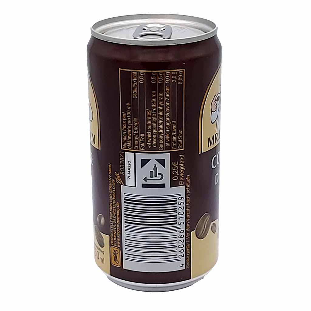 24x Mr.Brown Coffee Drink Classic Dose á 250ml=6L MHD:14.8.25