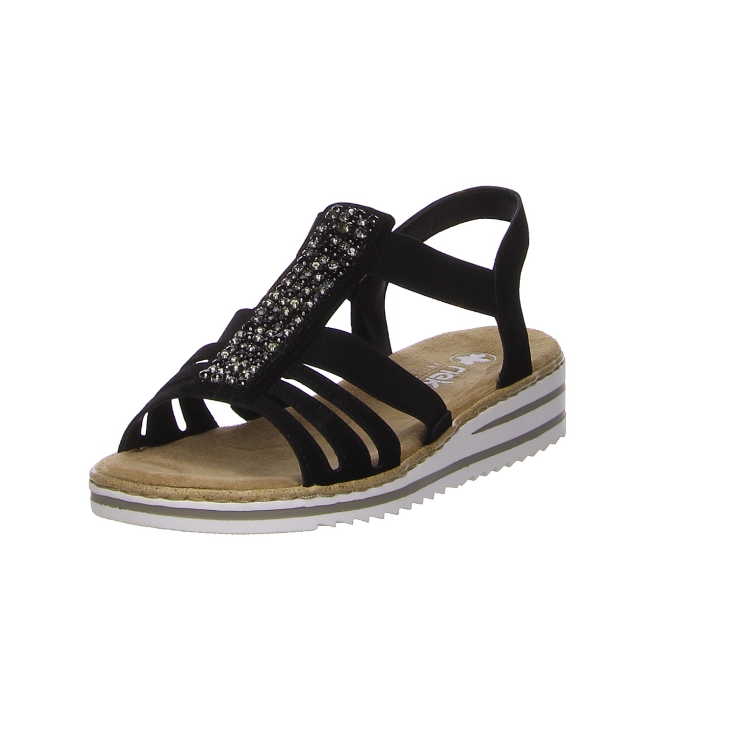 Rieker Sandalen schwarz schwarz