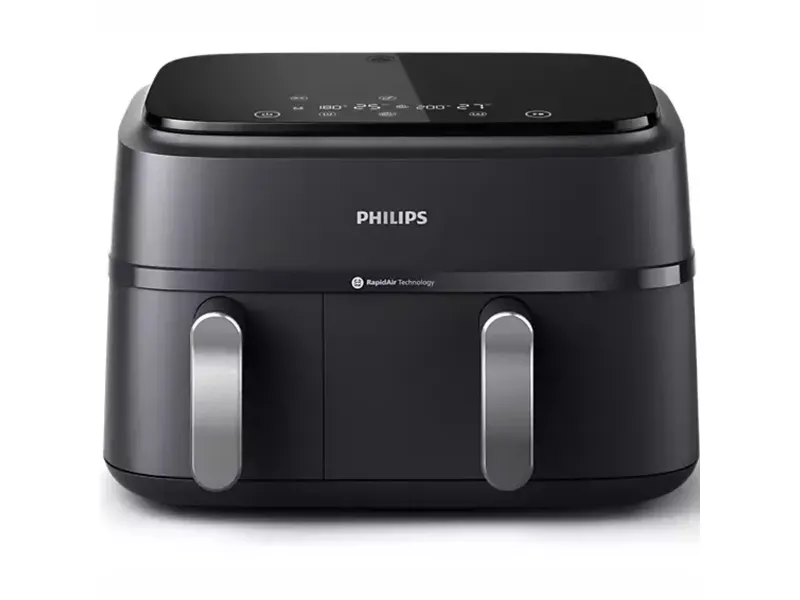 Philips Series 3000 NA351 - Varmluftsrister - 9 liter - 2.75 kW - sort/ sølv