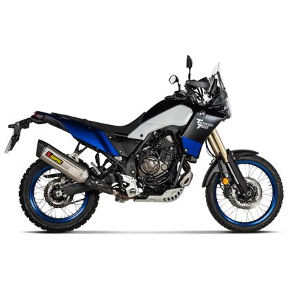 Silencieux Akrapovic Titane embout Carbone - Gris