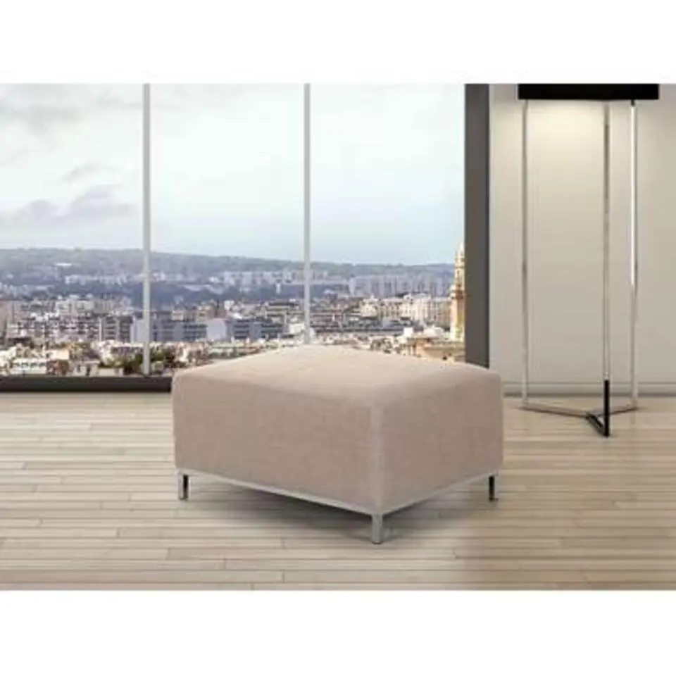 OSLO - Ottomaan - Beige - Polyester