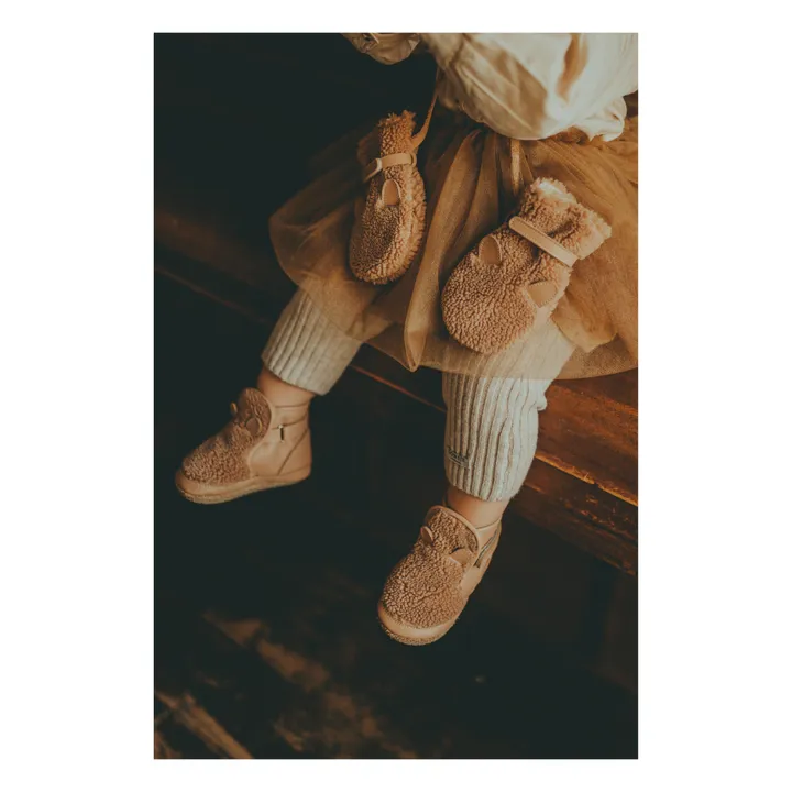 Donsje Mouffles Richy Ours Brun | Marron glacé