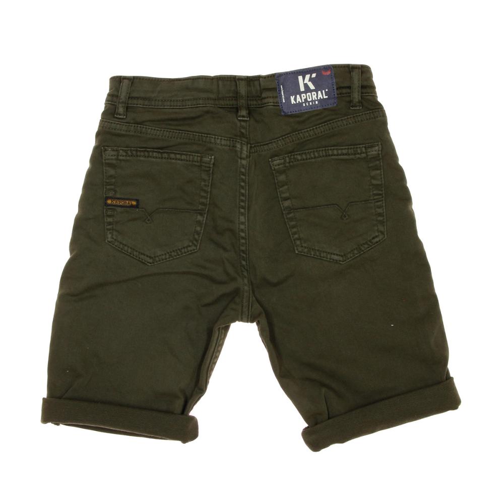 Kaporal Short en Jean Kaki Garçon Kaporal Decoe