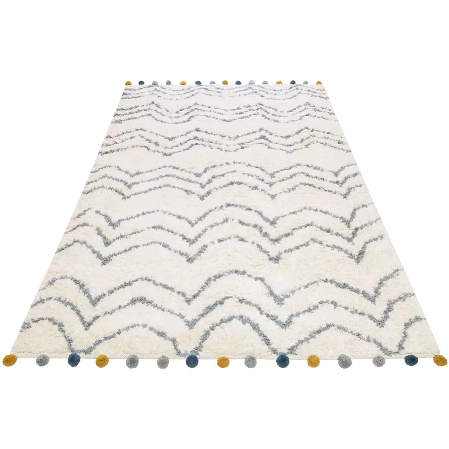 Esprit Kinderteppich Circus blau beige