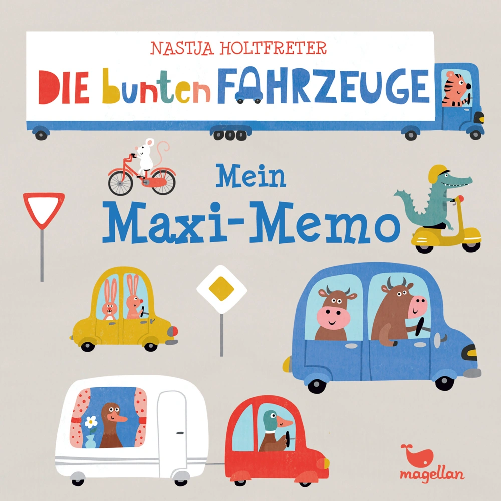 Die bunten Fahrzeuge – Mein Maxi-Memo