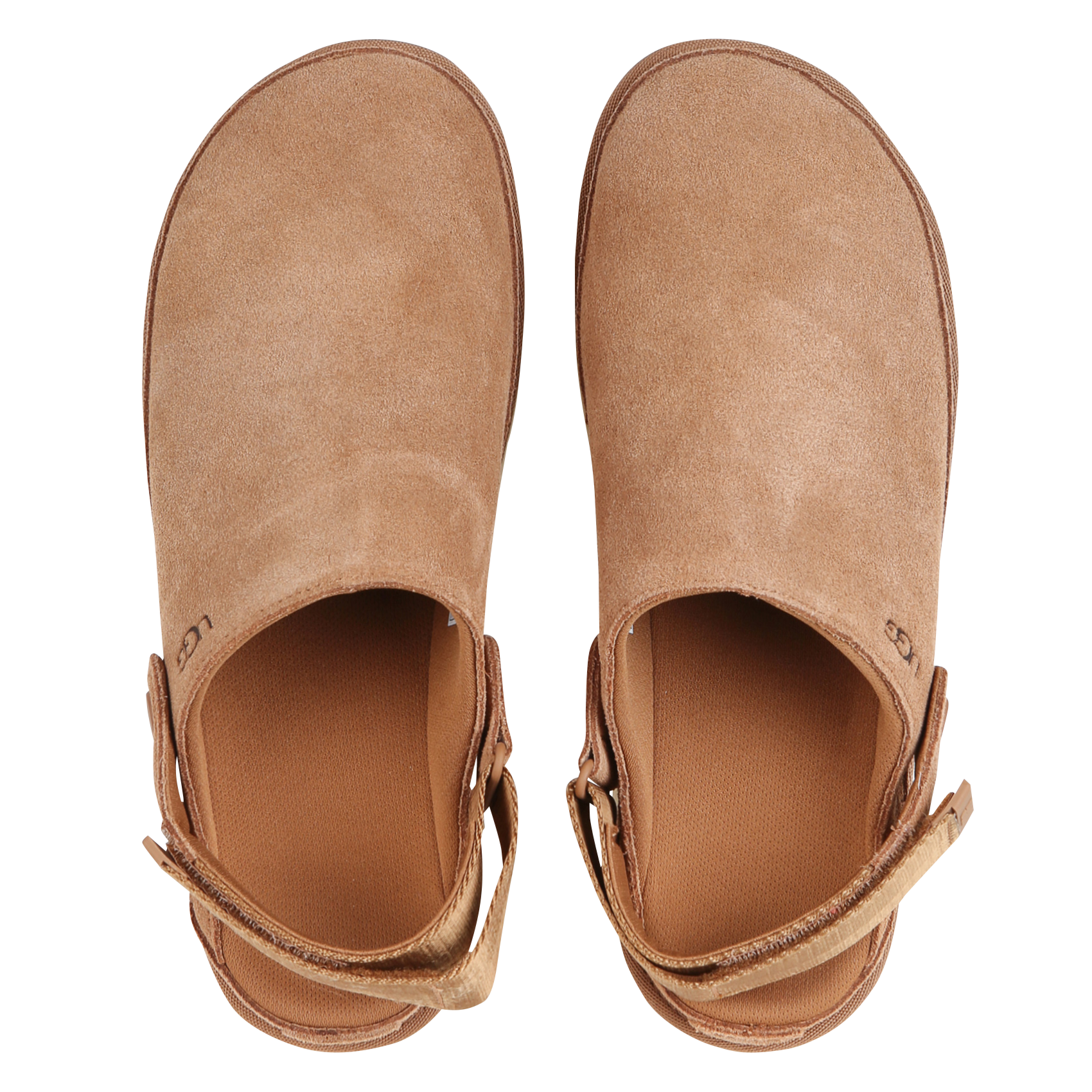 GOLDENSTAR CLOG - Sabot en cuir velours| Marron