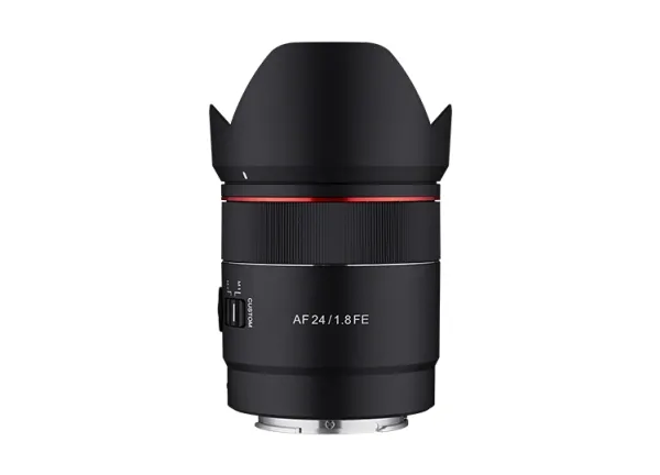 Samyang AF - Vidvinkel objektiv - 24 mm - f/1.8 FE - Sony E-mount - for Sony Cinema Line; a VLOGCAM; a1; a1 II; a6700; a7 IV; a7C; a7C II; a7CR; a7R V; a9 III