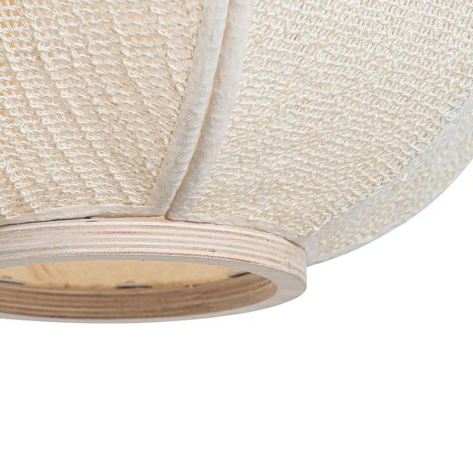Qazqa hanglampen rob wit e27
