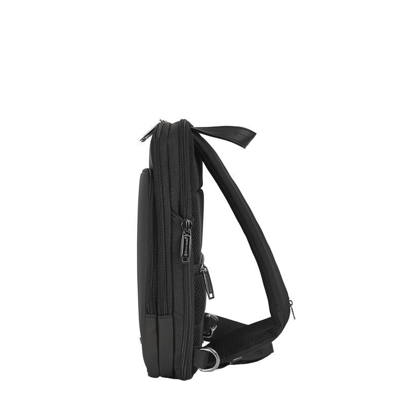 Sac Travers 22104 Extensible 32 cm Black