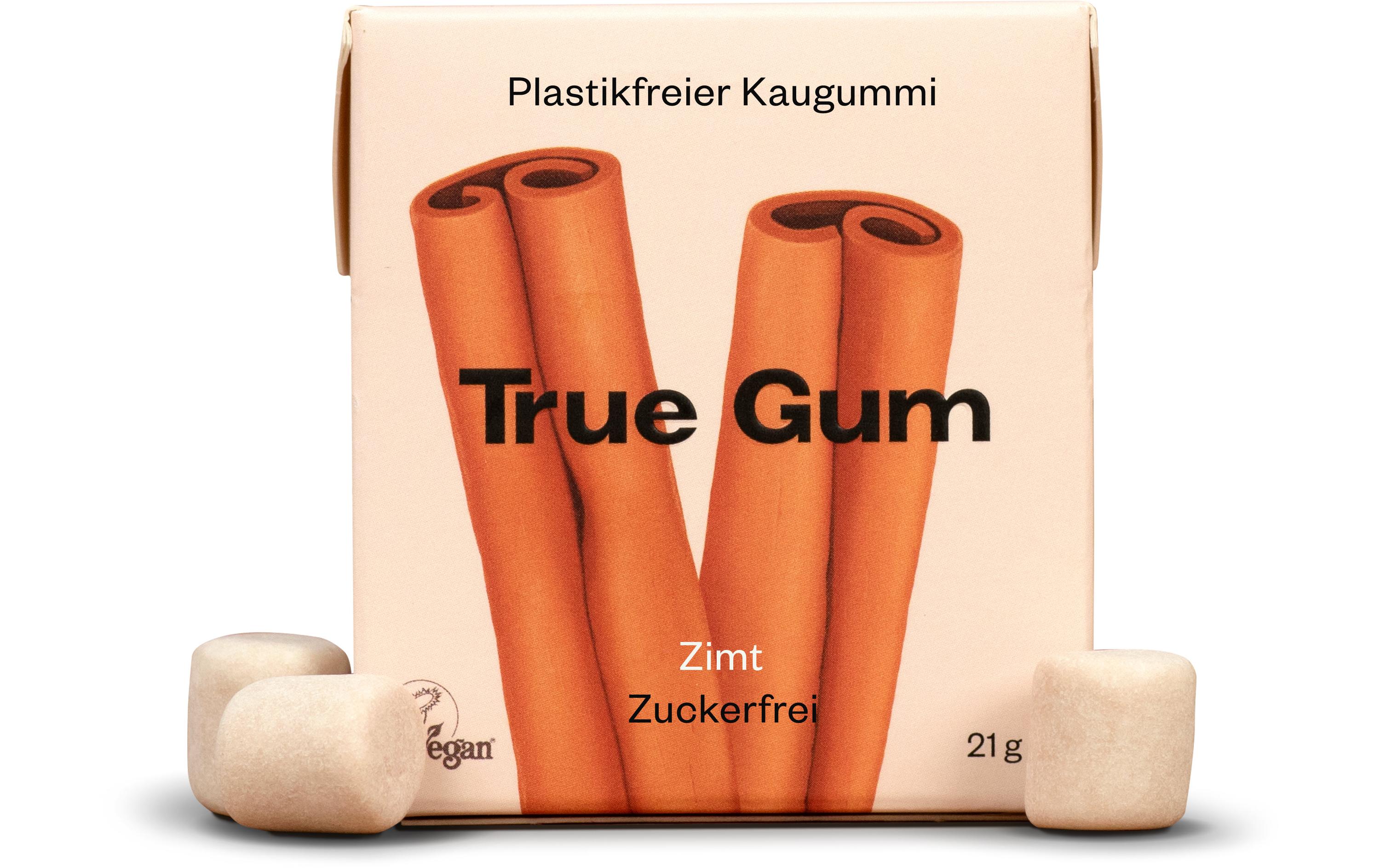 Kaugummi Zimt 21 gVeganer und plastikfreier Kaugummi