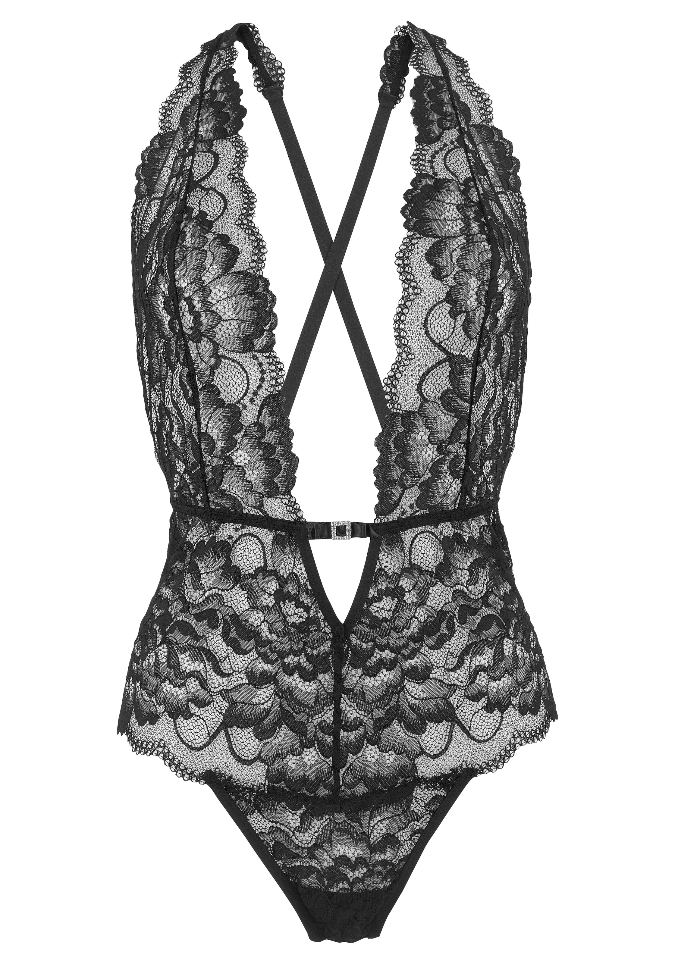 JETTE Body , mit verführerischer Schnürung, sexy Dessous, Reizwäsche