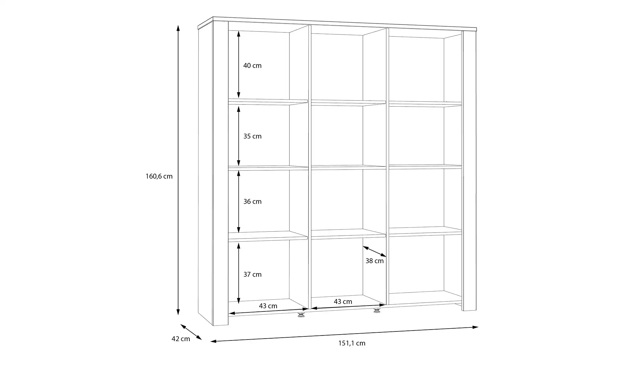 Highboard Toneo