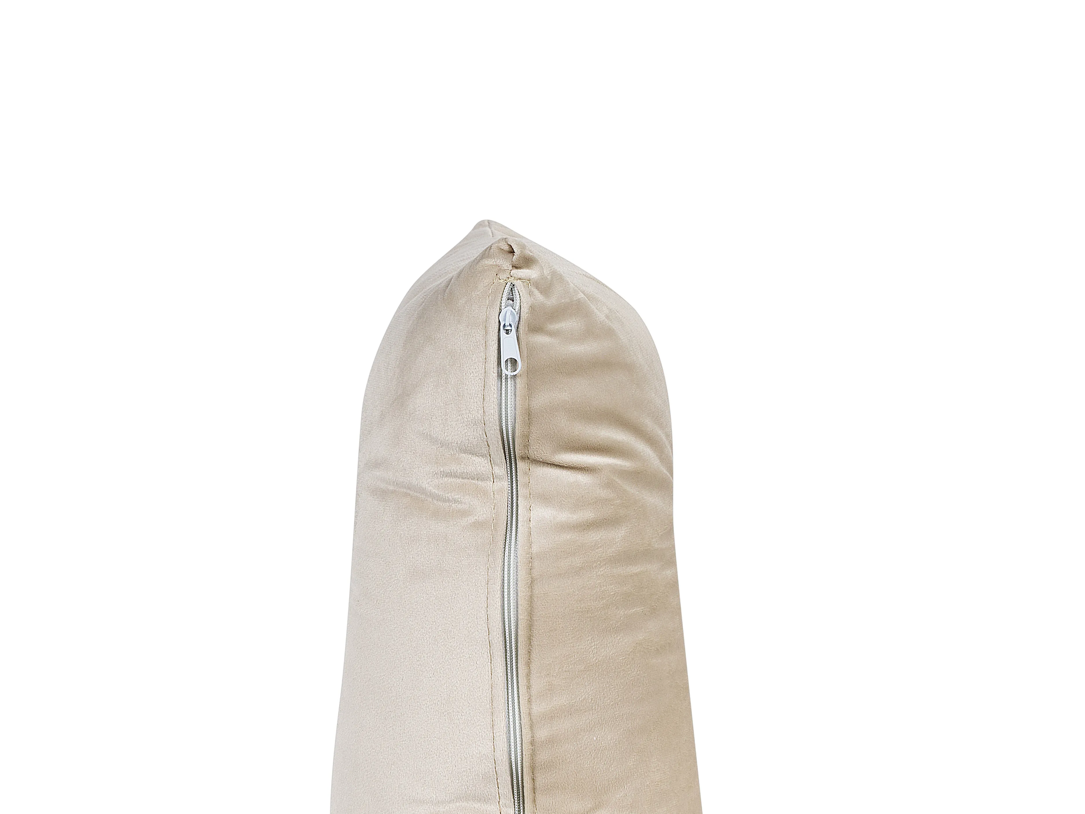 Eenpersoons slaapbank VESTFOLD Fluweel Beige