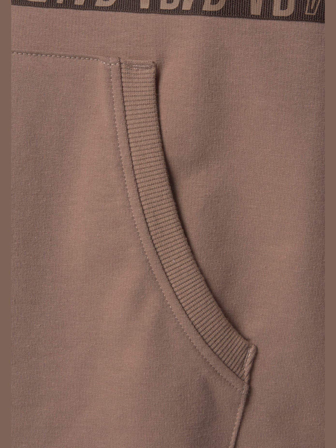 Sweatshirt à capuche capuche doublée avec lien à nouer