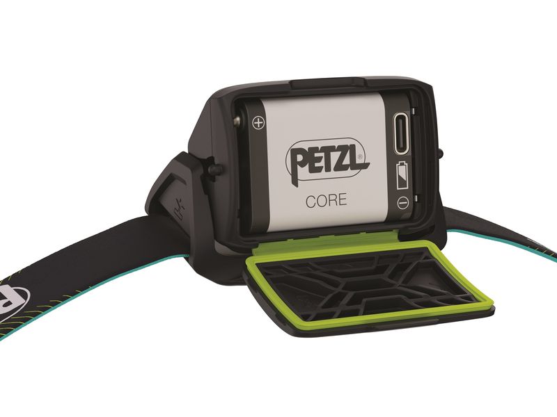 Petzl Stirnlampe Actik Core Grün, 625 lm Einfach zu bedienende kompakte Stirnlampe
